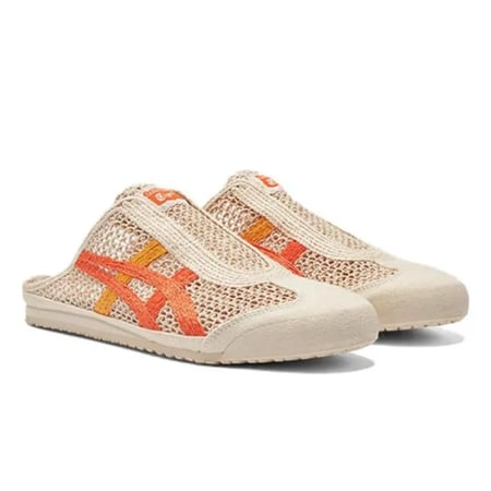 فلات سليبر اونيت سوكا تايغر مكسيكو66 سابوت وايت اورنج