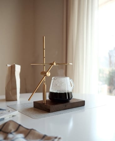 طقم التحضير من هولز كلوتز ذهبي | HOLZKLOTZ dripstand S Gold