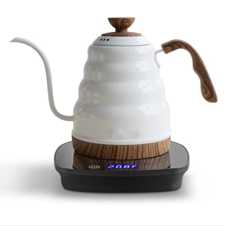 غلاية ستريكس Strix الذكية للترشيح 1 لتر - ابيض خشبي | Smart Pour Kettle 1L