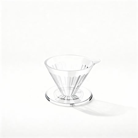 قمع V60 كرستال تايمور - مقاس 01 | Timemore Crystal Eye Dripper