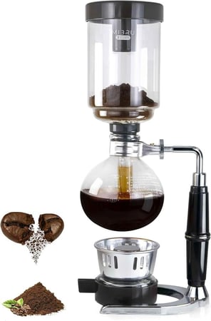 الة تحضير القهوة سايفون - حجمين 3 و 5 اكواب | Coffee Maker Siphon