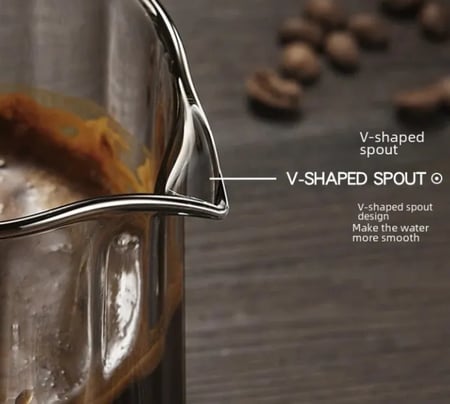 طقم تقطير كلاسيك V60 انيق - زجاجي | V60 Dripper Set 02