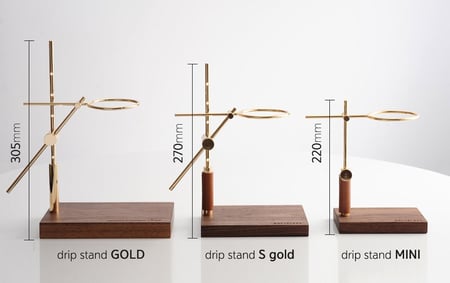 طقم التحضير من هولز كلوتز ذهبي | HOLZKLOTZ dripstand S Gold