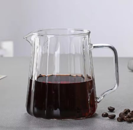 طقم تقطير كلاسيك V60 انيق - زجاجي | V60 Dripper Set 02