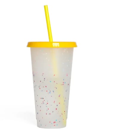 بوكس 5 اكواب صيفية للمشروبات الباردة - 5 الوان  | 700 مل