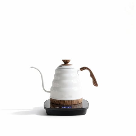 غلاية ستريكس Strix الذكية للترشيح 1 لتر - ابيض خشبي | Smart Pour Kettle 1L