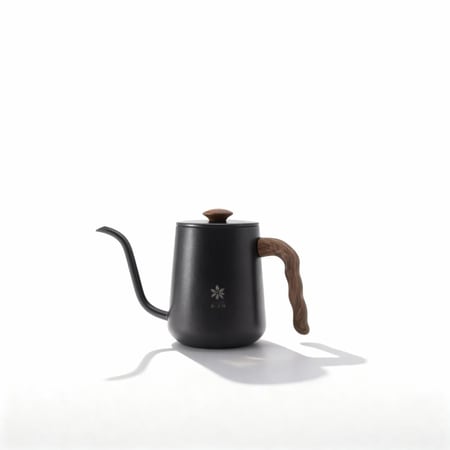 ابريق تقطير القهوة 600 مل | اسود - ابيض