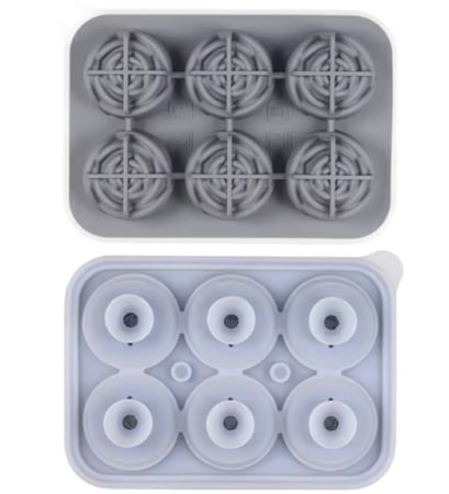 قالب صناعة ثلج بشكل وردة - الوان متعددة | Ice Making Mold