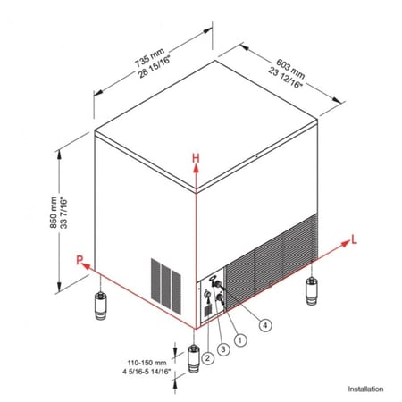 صانعة مكعبات الثلج من بريما - احجام مختلفة | Brema CB Ice Maker