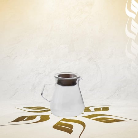 سيرفر V60 زجاجي مع غطاء - كوف | V60 Coffee Server 450ml - 600ml