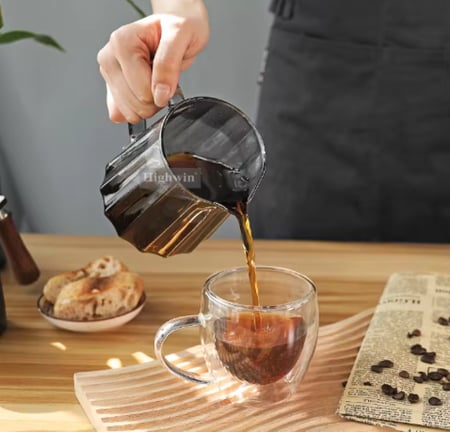 طقم تقطير كلاسيك V60 انيق - زجاجي | V60 Dripper Set 02