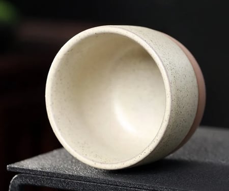 كوب سيراميك مطلي بالفخار - 120 مل | الوان متعددة