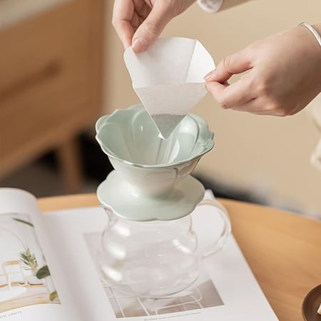 قمع وردة التقطير V60 سيراميك - مقاس 01 | V60 Dripper