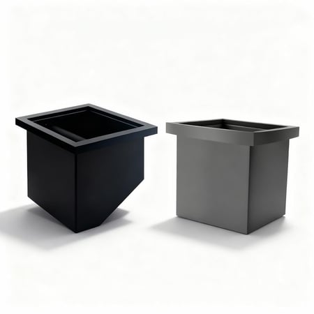 نوك بوكس مجوف لبار القهوة | Knock Box Chute