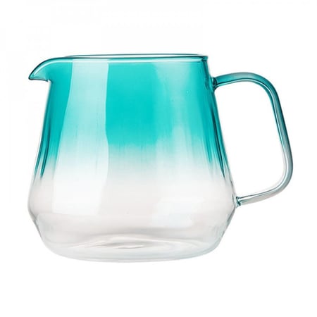 طقم الفخامة الحصري V60 زجاجي | سماوي شفاف