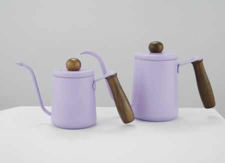 ابريق تقطير ترشيح بمقبض خشبي - الوان واحجام متعددة | 600ml - 350ml