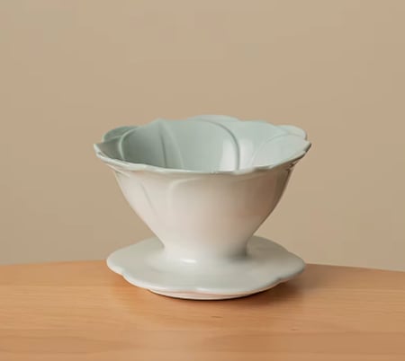 قمع وردة التقطير V60 سيراميك - مقاس 01 | V60 Dripper