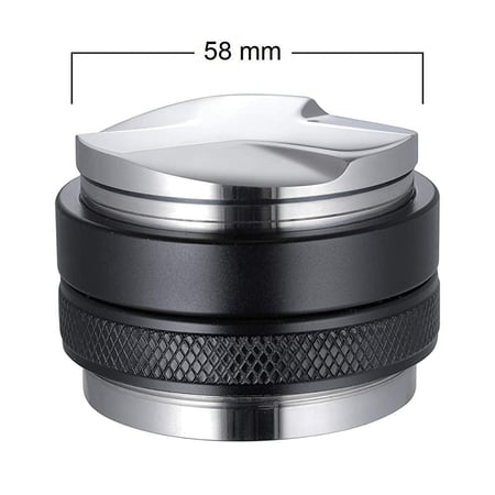 ضاغط و موزع القهوة 2 في 1 جميع المقاسات - اسود | Distributor Tamper