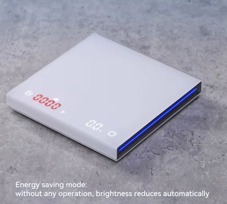 ميزان عصري بتصميم انيق - اسود و ابيض |  Smart Scale Neo LED