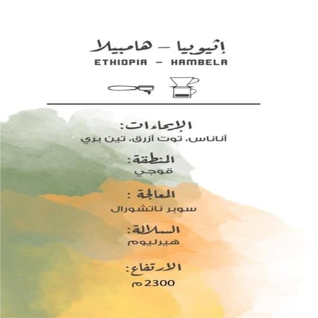 اثيوبيا همبيلا - مصنع القهوة | Hambela