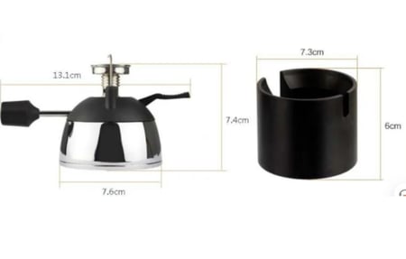 موقد غاز و قاعدة للقهوة - ستيل | Gas stove