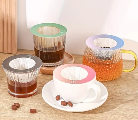 حزمة فلاتر اظرف للأكواب - قصة دائرية | Coffee filter for cups