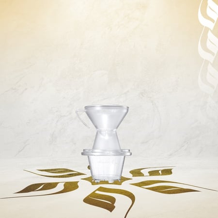 قمع V60 مساعد الترشيح A - قابي | The Gabi Master A - Glowbeans
