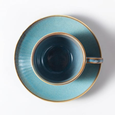 كوب حوض البحر مع صحن 180 مل | CUP CERAMIC