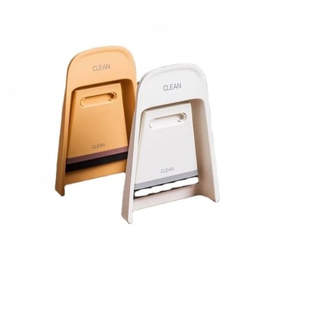 مكنسة قهوة يدوية صغيرة مع قطعة شطف للماء