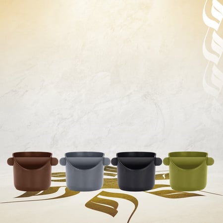 وعاء نوك بوكس تفريغ القهوة المستخدمة - صغير | Knock Box