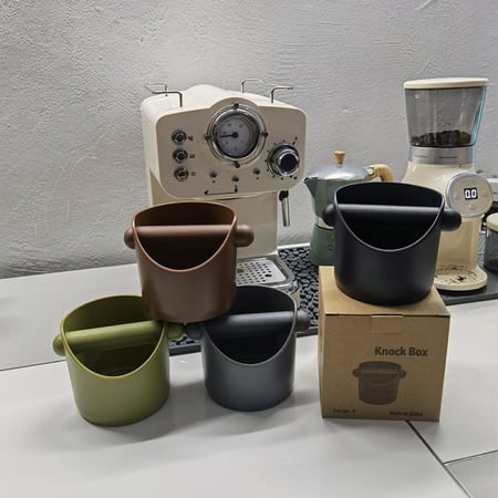 وعاء نوك بوكس تفريغ القهوة المستخدمة - صغير | Knock Box