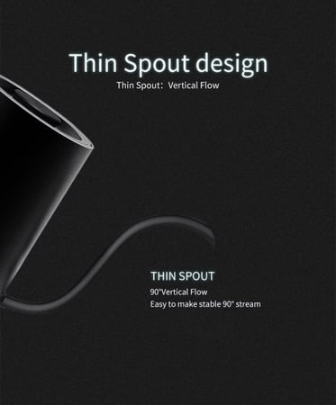 غلاية تايمور 600 مل - ابيض | Timemore Fish Electric 600ml