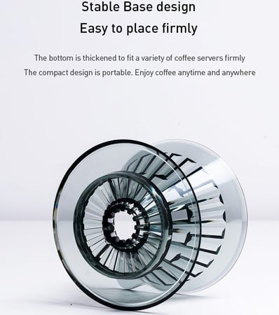 تايمور طقم كرستال - اسود 01 | Timemore Crystal Eye Brewer Set