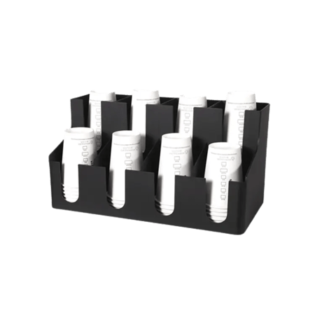 ستاند حامل و منظم اكواب ورقية - بلاستيك 8 اقسام | Stand