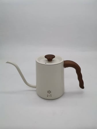 ابريق تقطير القهوة 600 مل | اسود - ابيض