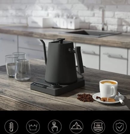 غلاية وتر الذكية - 1 لتر | KTIO PRO Electric kettle