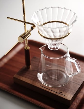 طقم التحضير من هولز كلوتز ذهبي | HOLZKLOTZ dripstand S Gold