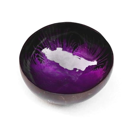 وعاء جوز الهند زخرفة داخلية لجمع البن و وزنه | 95 جرام