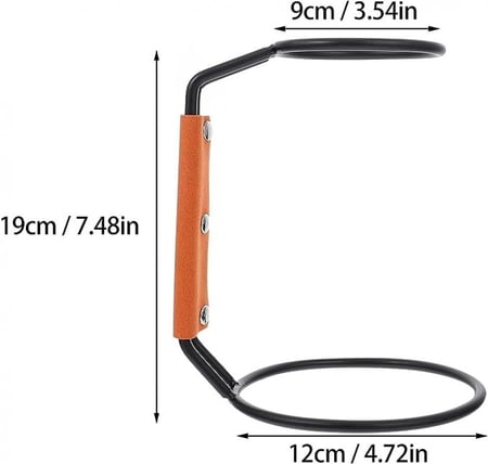 ستاند حامل V60 من المعدن - مسكة جلد | Stand V60