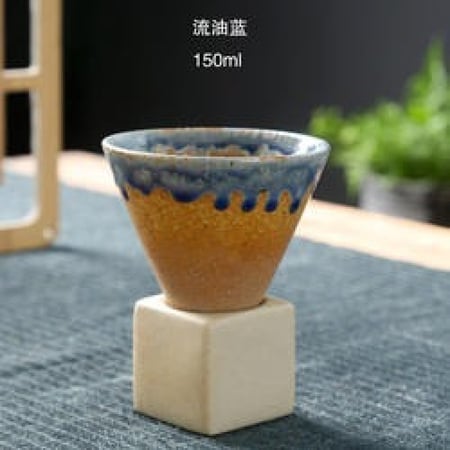 كوب مخروطي مع قاعدة - الوان متعددة | CUP CERAMIC