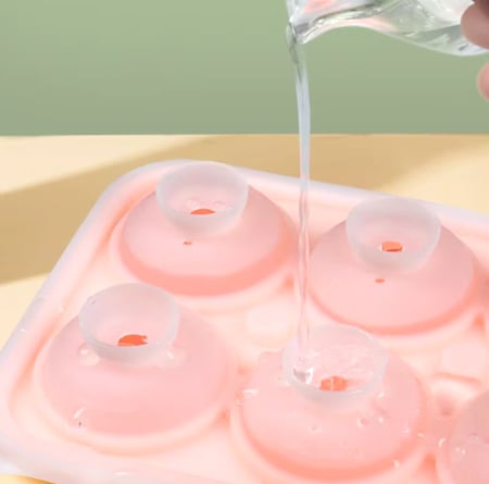 قالب صناعة ثلج بشكل وردة - الوان متعددة | Ice Making Mold