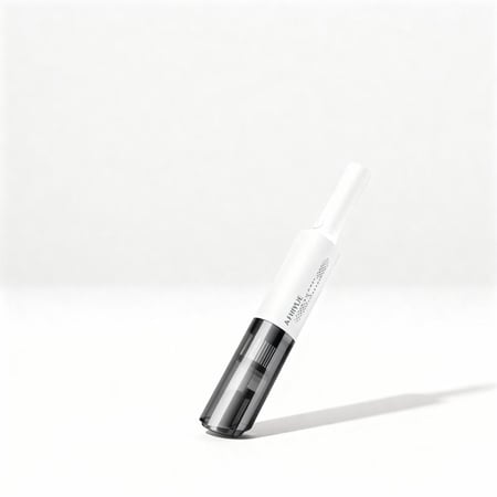 مكنسة بار القهوة كهربائية لاسلكية قوة شفط عالية | لون ابيض