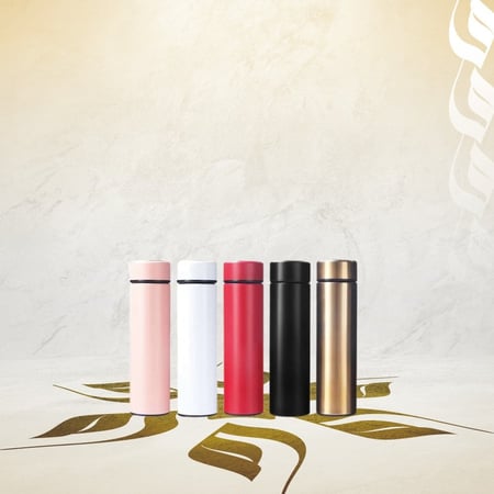مق حافظ للحرارة ذكي بشاشة عرض | Flask