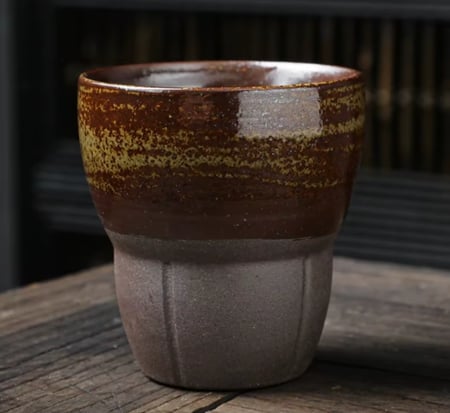 كوب فخاري مطفي - 150 مل | الوان متعددة