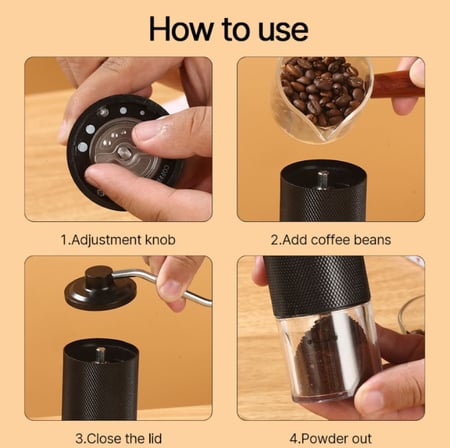 طاحونة ستيل يدوية - الوان متعددة | Grinder Stanel Steel