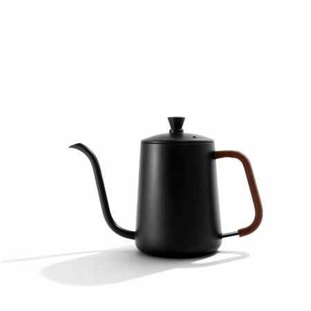 ابريق تقطير القهوة ستيل 600 مل اسود | مقبض قماش