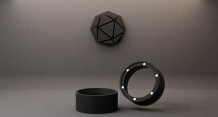 حلقة توزيع رينق قهوة ثري دي - مغناطيس | RING 3D