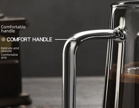 طقم تقطير كلاسيك V60 انيق - زجاجي | V60 Dripper Set 02