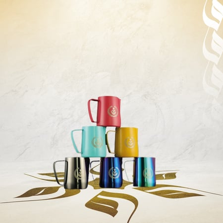 بتشر تبخير حليب - رسمة توليب 350 مل | Pitcher 350ml