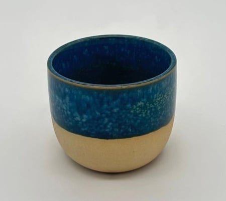 كوب سيراميك مطلي بالفخار - 120 مل | الوان متعددة